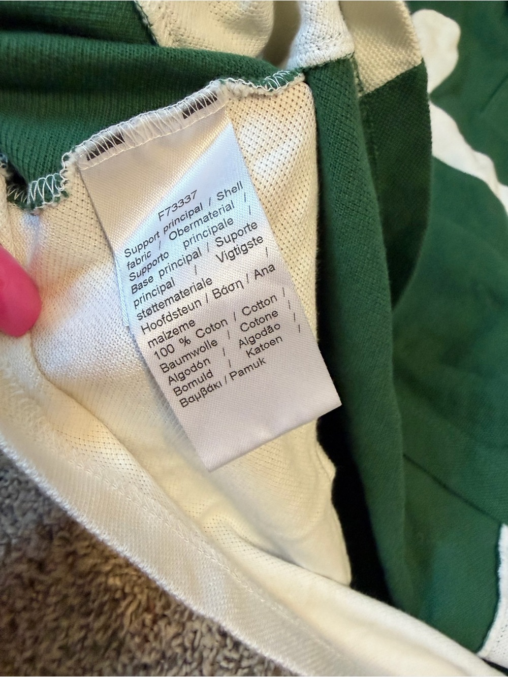 Lacoste Men’s Green White Colorblock Polo Shirt Regular Fit M - Picture 5 of 6